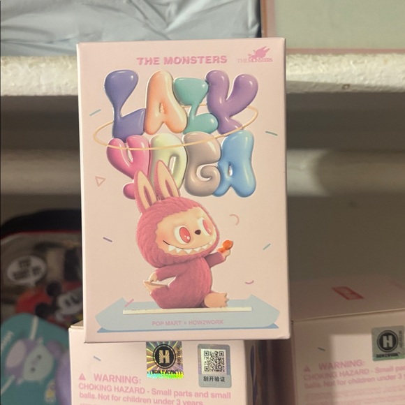 FREE W POP MART PURCHASE 🔥SHOW SPECIAL 🔥Authentic The Monsters Lazy Yoga Figure - Picture 7 of 7